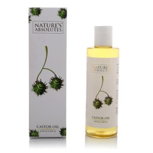 Amazon - Buy Nature's Absolutes Cold Pressed Castor Carrier Oil, 200ml  at Rs 159 only