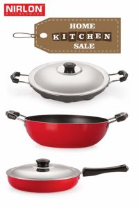 Amazon- Buy Nirlon Non-Stick Aluminium Cookware Set, 3-Pieces at Rs 782 only