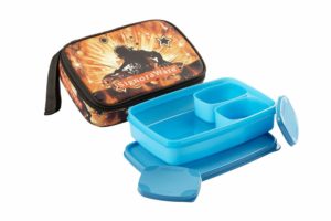 Amazon - Buy Signoraware Rock DJ Compact Lunch Box with Bag Set, 2-Pieces, Blue at Rs. 236