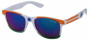 Amazon - Buy Silver Kartz Indian Patriotic UV Protected Wayfarer Unisex Sunglasses at Rs 89