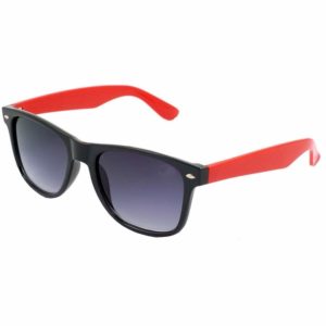 Amazon- Buy Silver Kartz Wayfarer Unisex Sunglasses(Wy-158|50|Black) at Rs 135