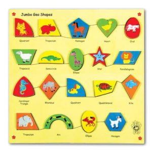 Amazon- Buy Skillofun Wooden Jumbo Animal Geo Shapes, Multi Color at Rs 394