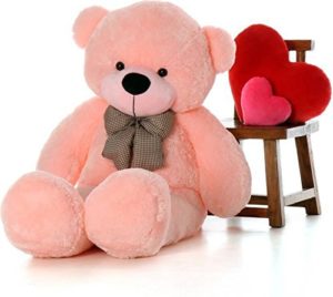 Amazon - buy ToyHub 4 Feet Soft Teddy Bear Pink (122 cm)  at Rs 999 only