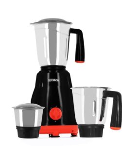 Flipkart - Buy Billion Fine Mix MG124 550 W Mixer Grinder  (Black, 3 Jars) at Rs 1299 only