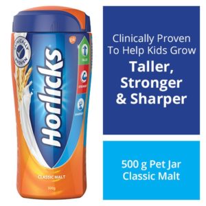 Horlicks Health & Nutrition drink - 500 g Pet Jar (Classic Malt)