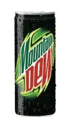 Mountain Dew Soft Drink 250 ml Can