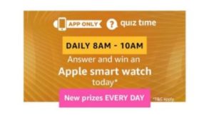 amazon quiz apple smart watch