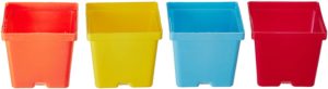 Amazon - Buy Malhotra Plastic 110005 Plastic Gift Pot Set (Multicolored, 8-Pieces)  at Rs 81.51 only