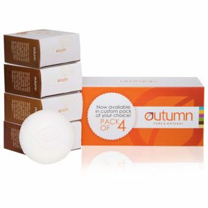 Amazon - Buy Autumn Almond Milk Bathing Bar - Pack of 4 (Buy 3 Get 1 Free) at Rs. 209