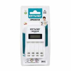 Amazon- Buy Envie ECR 11 Speedster LCD Charger for AA and AAA Ni-mh Rechargeable Batteries at Rs 415