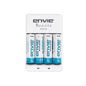 Amazon- Buy Envie ECR 20 + 4xAA 2800mAh Battery Charger with Rechargeable Battery Set at Rs 489