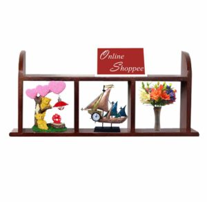 Amazon- Buy Onlineshoppee Wooden Wall Shelves/Rack Size (LxBxH-18x5x9.5) inch at Rs 577