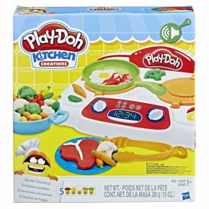 Amazon- Buy Playdoh Kitchen Creations Sizzling' Stovetop, Multi Color at Rs 849