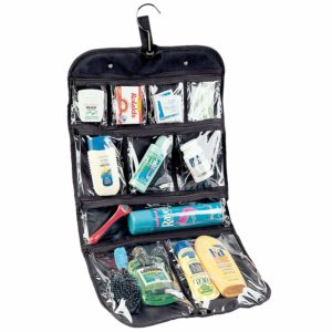 Amazon- Buy Vinyl Cosmetic and Grooming Travel Bag at Rs 347