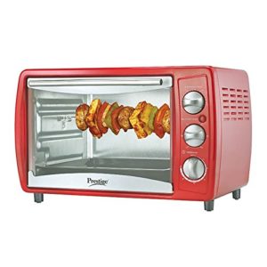 Amazon Prestige POTG 19L 41463 1380-Watt Oven Toaster Grill ,Red