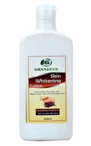 Amazon Steal - Buy Grandeur Herbal Skin Whitening and Brightening Lotion 250ml- With Cocoa Butter & Vitamin E at Rs. 129