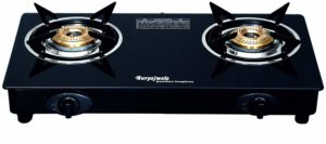 Amazon Suryajwala Royal CI Glass 2 Burner Manual Gas Stove