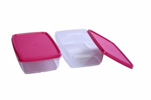 Amazon- buy Signoraware Crystal Flat Container Set, 1.2 Litres, Set of 2, Pink at Rs 236