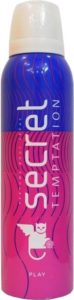 Flipkart- Buy Secret Temptation Play Deodorant Spray - For Women (150 ml) at Rs 94