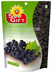 Tong Garden Thomson Jumbo Raisins Zip, 120g