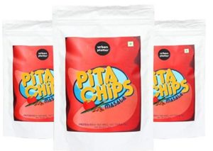 Urban Platter Masala Pita Chips, 125g pack of 3