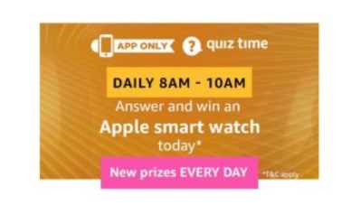 amazon quiz apple smart watch quiz