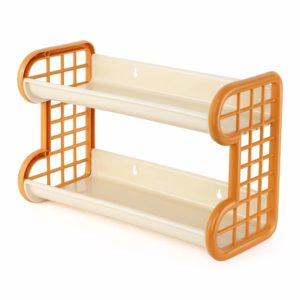 Amazon- Buy Cello Hong Kong Plastic Storage Shelf, Ivory Yellow at Rs 197