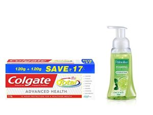 Amazon- Buy Colgate Total Toothpaste-240 g & Palmolive Hand Wash - 250 ml