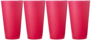 Amazon- Buy Haixing Plastic Cup, 450ml, Multicolour (Set of 4 pieces) at Rs 70