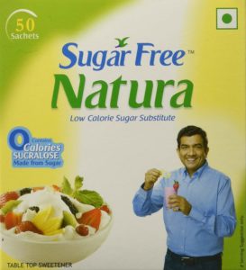 Amazon- Buy Sugar Free Natura Sachet - 0.75g (Pack of 50 Sachets) at Rs 48