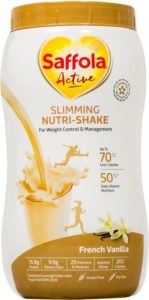 Flipkart- Buy Saffola Active French Vanilla Slimming Nutri-shake (400 g) at Rs 499