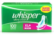 Whisper Ultra Sanitary Pads Extra Large Plus 30 pc Pack