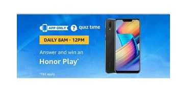 amazon quiz honor play