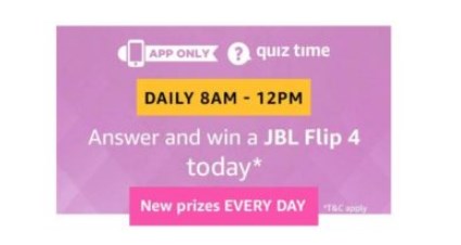 amazon quiz jbl flip answers