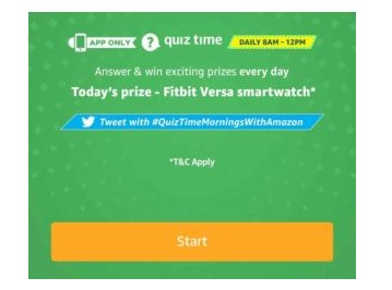 fitbit versa amazon quiz