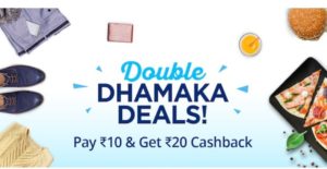 Paytm – Pay Rs.20 & Get Rs.40 Cashback in Paytm wallet