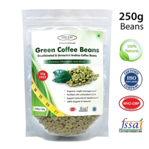 Sinew Nutrition Green Coffee Beans for Weight Management - 200 g + 50 g Free at Rs 139 only