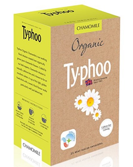 Typhoo Organic Chamomile, 25 Heat Sealed Tea Bags at rs.121