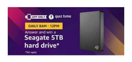 Seagate 5TB Hard Drive amazon quiz