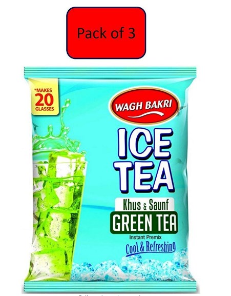 Wagh Bakri Khus & Saunf Ice Tea Green Tea 250 gm Pack of 3 at rs.157