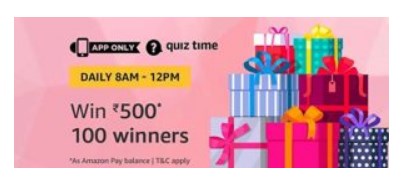 amazon quiz win 500 pay balance