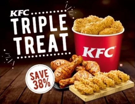 kfc triple treat offer