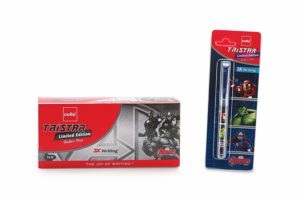 Cello Tristar Limited Edition Avengers Pen Set Pack of 10 (Blue)