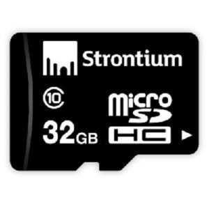 Strontium 32GB Class 10 MicroSDHC Memory Card