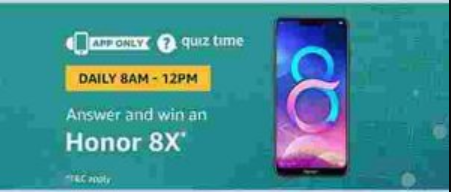 honor 8x amazon quiz