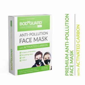 BodyGuard Reusable Anti Pollution Face Mask with Activated Carbon