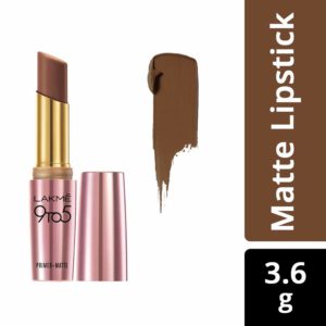 Lakme 9 to 5 Primer Matte Lip Color, Espresso Shot MB11, 3.6g