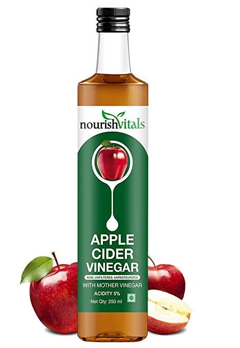 NourishVitals Apple Cider Vinegar with Mother Vinegar - 250 ml