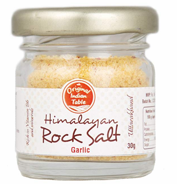 Original Indian Table Himalayan Garlic Rock Salt, 30g