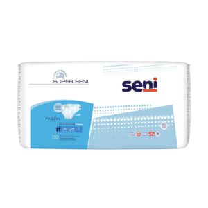 Super Seni Breathable Adult Diapers - 30 Pieces (Large)